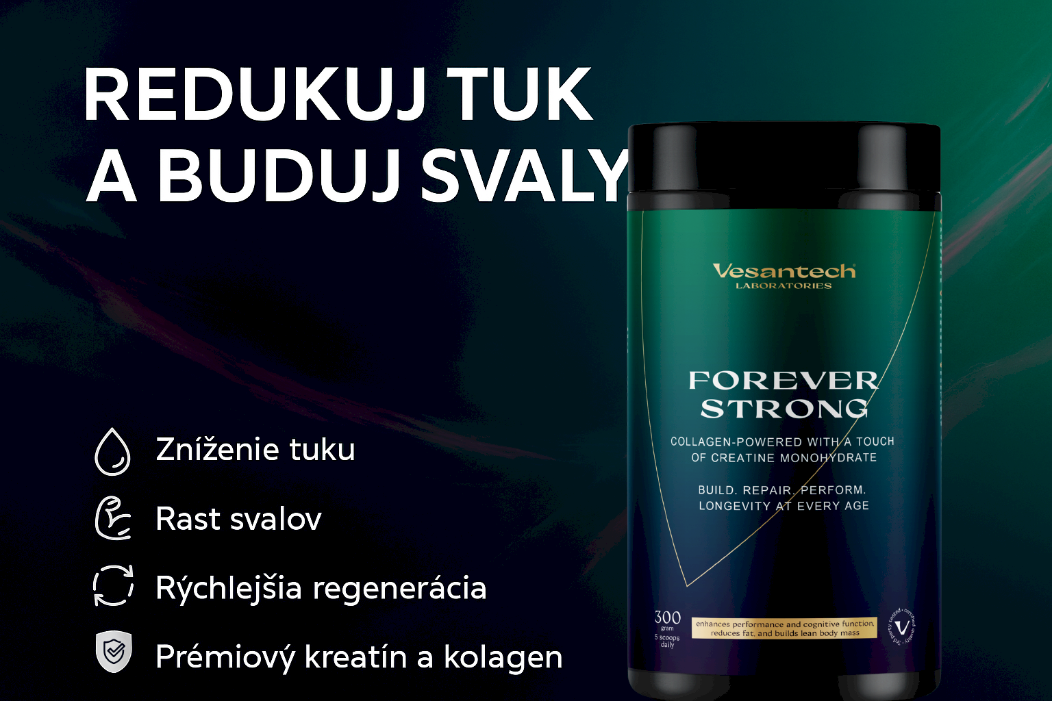 Vesantech Forever Strong 300g popis
